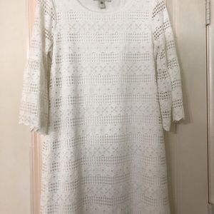 White Eyelet dress by Ella Moon